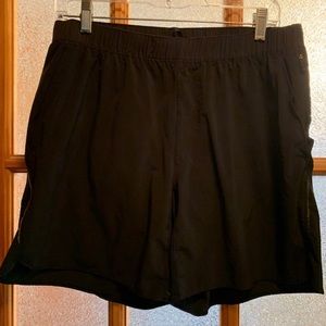 Men’s LuLu Lemon Black Shorts, w/ liner